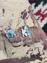 Load image into Gallery viewer, TURQUOISE FROG EARRINGS
