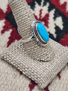 TURQUOISE RING - FANNIE PLATERO - SIZE 9.5