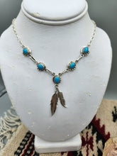 Load image into Gallery viewer, 5 STONE TURQUOISE NECKLACE &amp; EARRING SET - RITA LARGO
