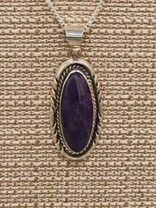 CHAROITE PENDANT- ELOISE KEE