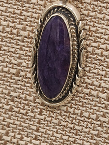 CHAROITE PENDANT- ELOISE KEE