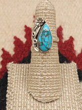 Load image into Gallery viewer, BLUE COPPER TURQUOISE RING - SIZE 5.5
