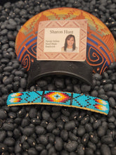 Load image into Gallery viewer, BEADED BARRETTE  - TURQUOISE  - SHARON HUNT
