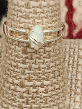 Load image into Gallery viewer, BLUE OR WHITE OPAL RING - MARQUETTE SHAPED
