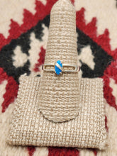 Load image into Gallery viewer, BLUE OR WHITE OPAL RING - MARQUETTE SHAPED
