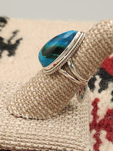 Load image into Gallery viewer, AZURITE RING - SIZE 6.5 - TEARDROP SHAPED
