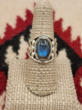 Load image into Gallery viewer, LABRADORITE RING - SIZE 8
