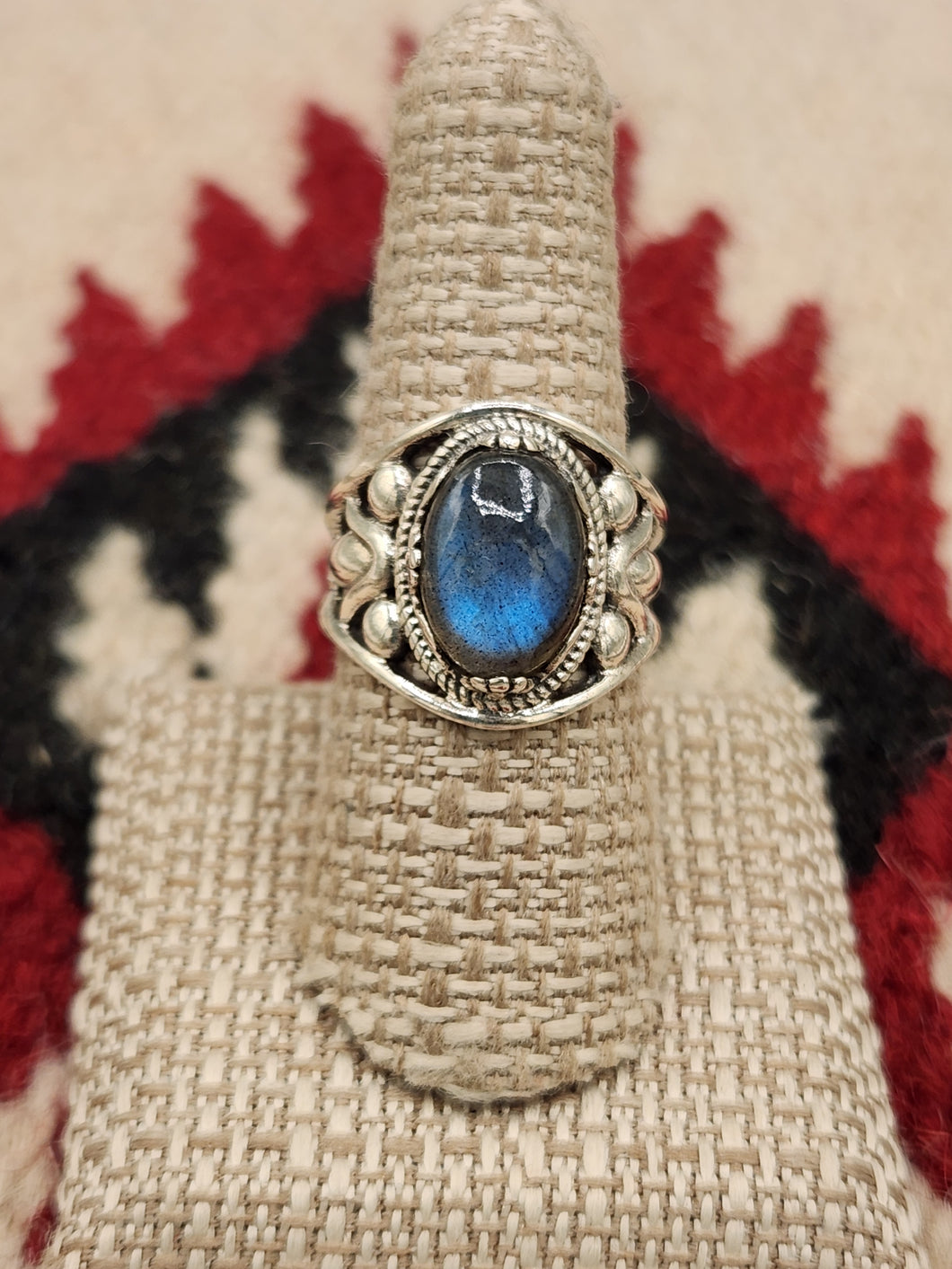 LABRADORITE RING - SIZE 8