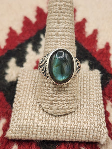 LABRADORITE RING -SIZE 10