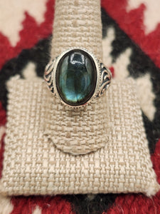 LABRADORITE RING -SIZE 10