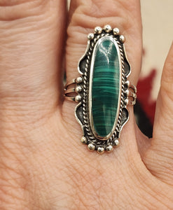 MALACHITE RING - 3 SIZES