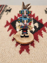 Load image into Gallery viewer, MINI PIGGYBACK HOODED KACHINA - LIZARD
