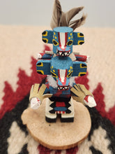 Load image into Gallery viewer, MINI PIGGYBACK HOODED KACHINA - LIZARD
