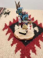 Load image into Gallery viewer, MINI PIGGYBACK HOODED KACHINA - LIZARD
