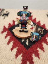 Load image into Gallery viewer, MINI PIGGYBACK HOODED KACHINA - LIZARD
