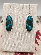 Load image into Gallery viewer, AZURITE EARRINGS  - LARGE OVAL
