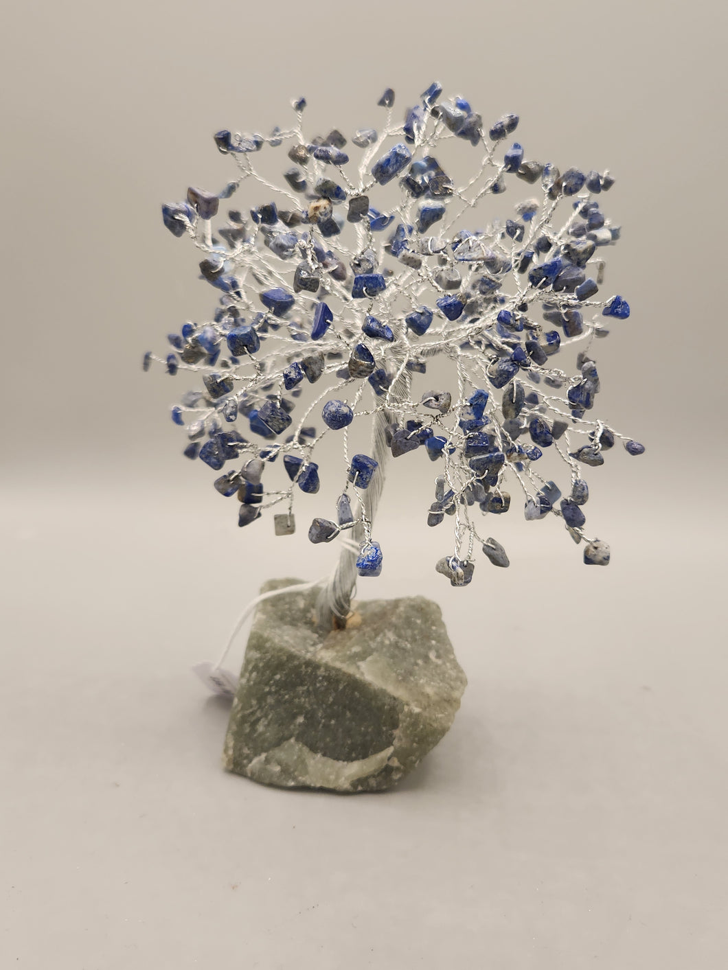 LAPIS GEMSTONE TREE ON GRANITE BASE