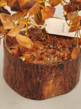 Load image into Gallery viewer, CARNELIAN GEMSTONE TREE ON WOOD BASE
