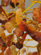 Load image into Gallery viewer, CARNELIAN GEMSTONE TREE ON WOOD BASE
