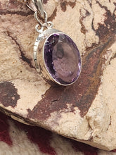 Load image into Gallery viewer, AMETHYST OVAL PENDANT SET
