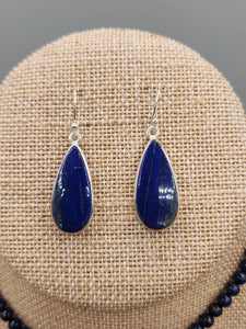 LAPIS TEARDROP PENDANT SET