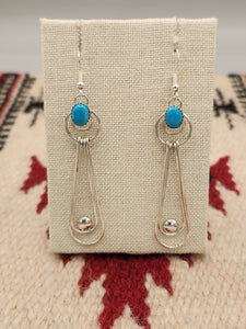 TURQUOISE EARRINGS - DELMAR ARMSTRONG