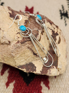 TURQUOISE EARRINGS - DELMAR ARMSTRONG