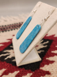 TURQUOISE PADDLE EARRINGS - ELLA MAE GARCIA