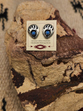 Load image into Gallery viewer, BEAR PAW MINI POST EARRINGS- LEROY PARKER - ASST STONES
