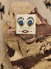 Load image into Gallery viewer, BEAR PAW MINI POST EARRINGS- LEROY PARKER - ASST STONES
