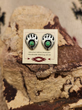 Load image into Gallery viewer, BEAR PAW MINI POST EARRINGS- LEROY PARKER - ASST STONES
