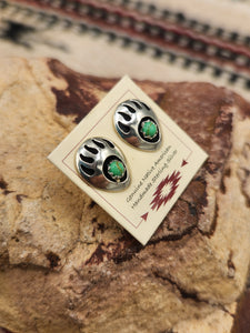 BEAR PAW MINI POST EARRINGS- LEROY PARKER - ASST STONES