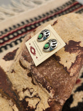 Load image into Gallery viewer, BEAR PAW MINI POST EARRINGS- LEROY PARKER - ASST STONES
