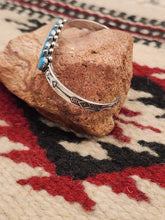 Load image into Gallery viewer, TURQUOISE CUFF -SMALL SIZE - NAVAJO- FRED HARVEY ERA
