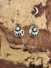 Load image into Gallery viewer, WHITE OPAL SMALL BEAR PAW EARRINGS - LITA PARKER
