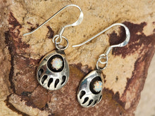 Load image into Gallery viewer, WHITE OPAL SMALL BEAR PAW EARRINGS - LITA PARKER
