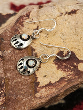 Load image into Gallery viewer, WHITE OPAL SMALL BEAR PAW EARRINGS - LITA PARKER
