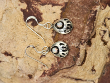 Load image into Gallery viewer, WHITE OPAL SMALL BEAR PAW EARRINGS - LITA PARKER
