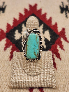 TURQUOISE RING - SIZE 7.5 - JUAN GUERRO