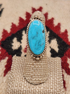 TURQUOISE RING - SIZE 6 - GREGG YAZZIE