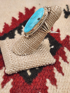 TURQUOISE RING - SIZE 6 - GREGG YAZZIE