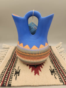 NAVAJO ETCHWARE WEDDING VASE - ROBINSON & VALENCIA ETSITTY