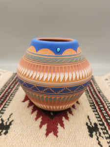 NAVAJO ETCHWARE POTTERY  - ROBINSON & VALENCIA ETSITTY