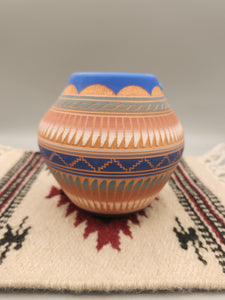 NAVAJO ETCHWARE POTTERY  - ROBINSON & VALENCIA ETSITTY