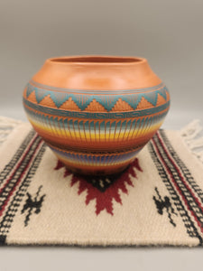 NAVAJO ETCHWARE POTTERY - CECELIA BENALLY