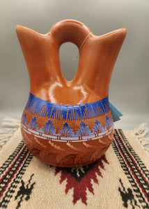 NAVAJO ETCHWARE WEDDING VASE - MAJORIE JOE