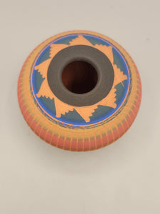 NAVAJO ETCHWARE POTTERY  - MICHAEL CHARLIE