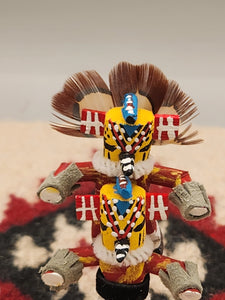 MINI PIGGYBACK KACHINA - HUMMINGBIRD