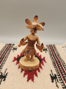 CHASING STAR ALL WOOD KACHINA - ROBERT PLATERO