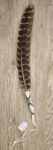 BEADED SMUDGING FEATHERS - JUDY APACHITO